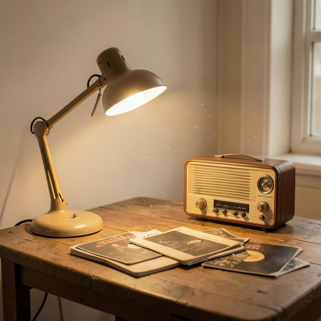 Desk・Lamp・漂い・ダスト のイメージ