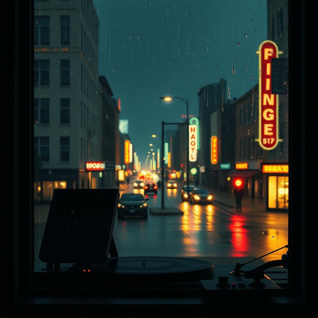 Rainy・窓・音符・ルーム のイメージ