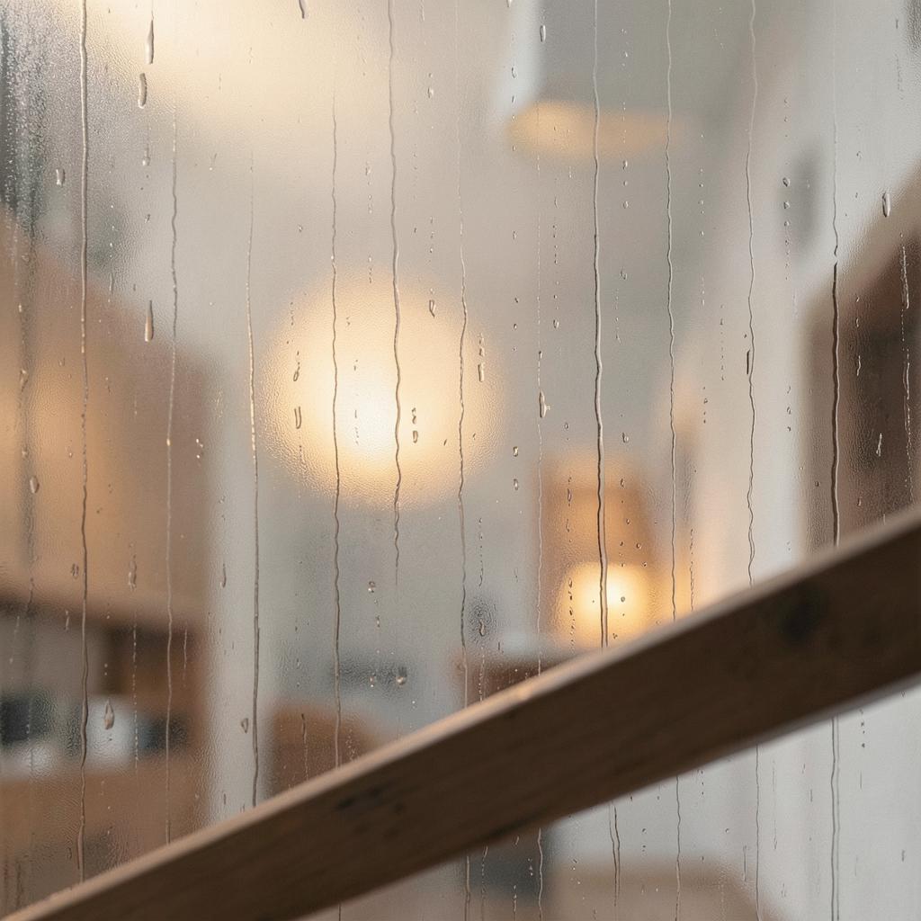 硝子戸の雨音 のイメージ
