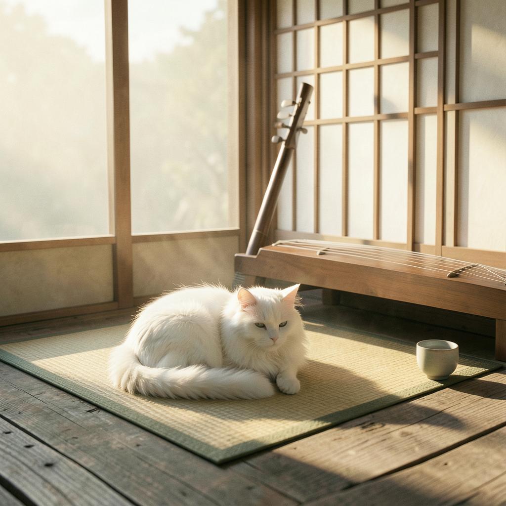 縁側の猫 Ⅱ のイメージ