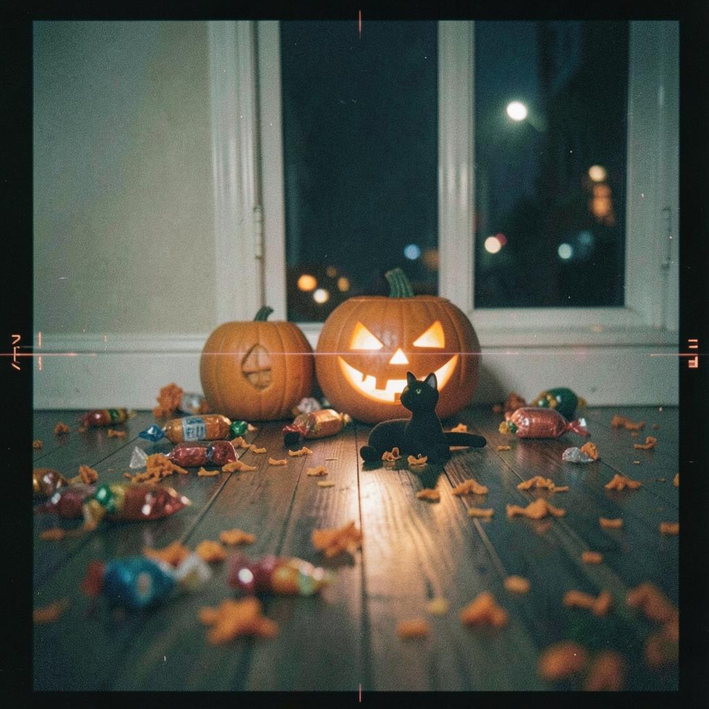 【ハロウィン】お菓子をねだる子どもたちに のイメージ