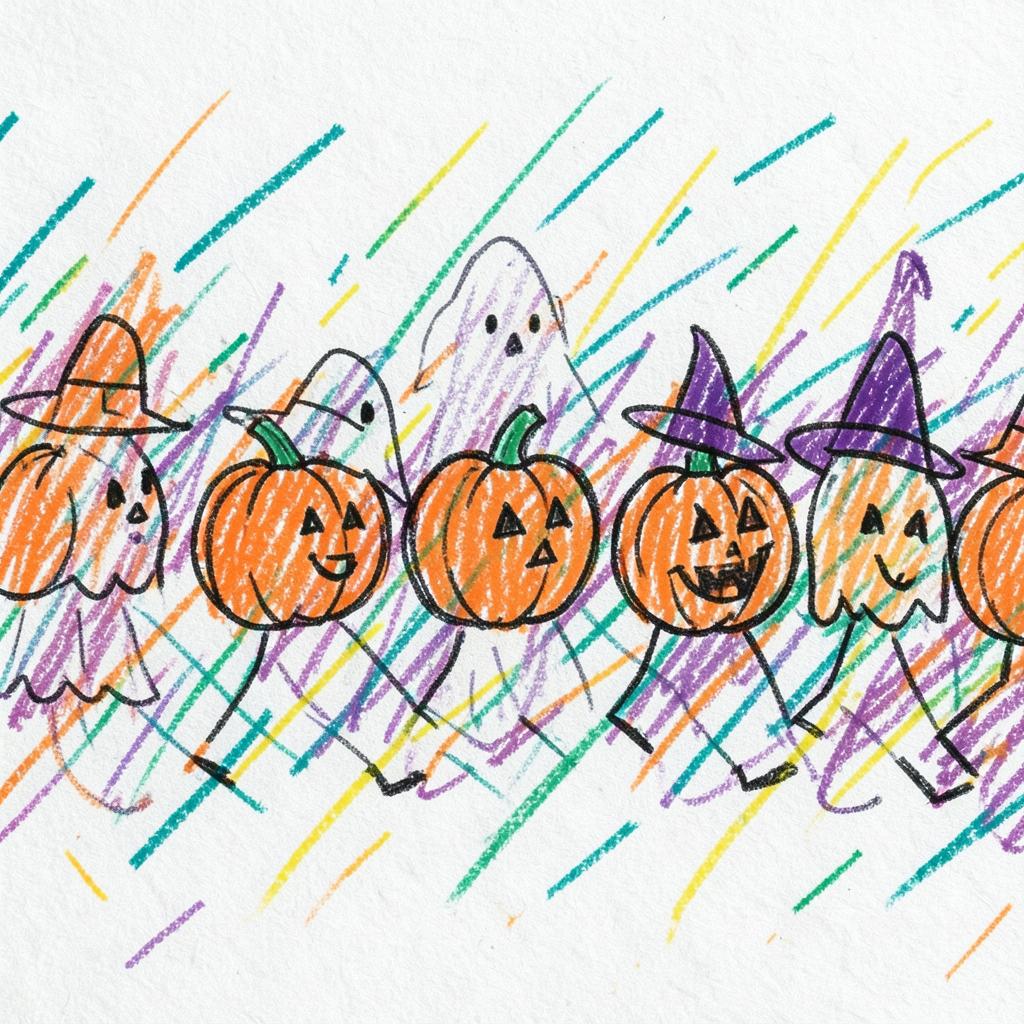 【ハロウィン】仮装パレードの行進に Ⅱ のイメージ