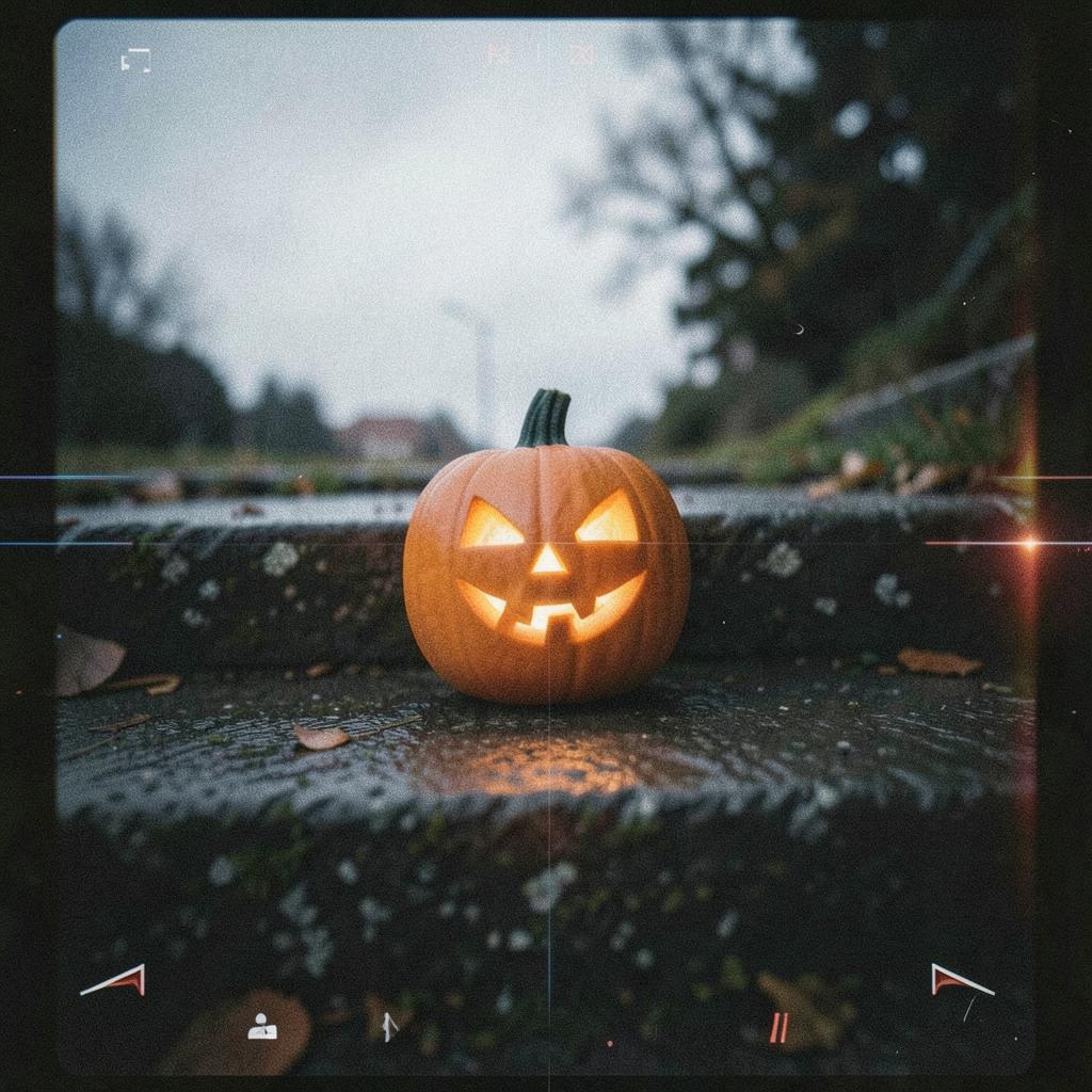 【ハロウィン】かぼちゃのランタンに灯をともす時に のイメージ