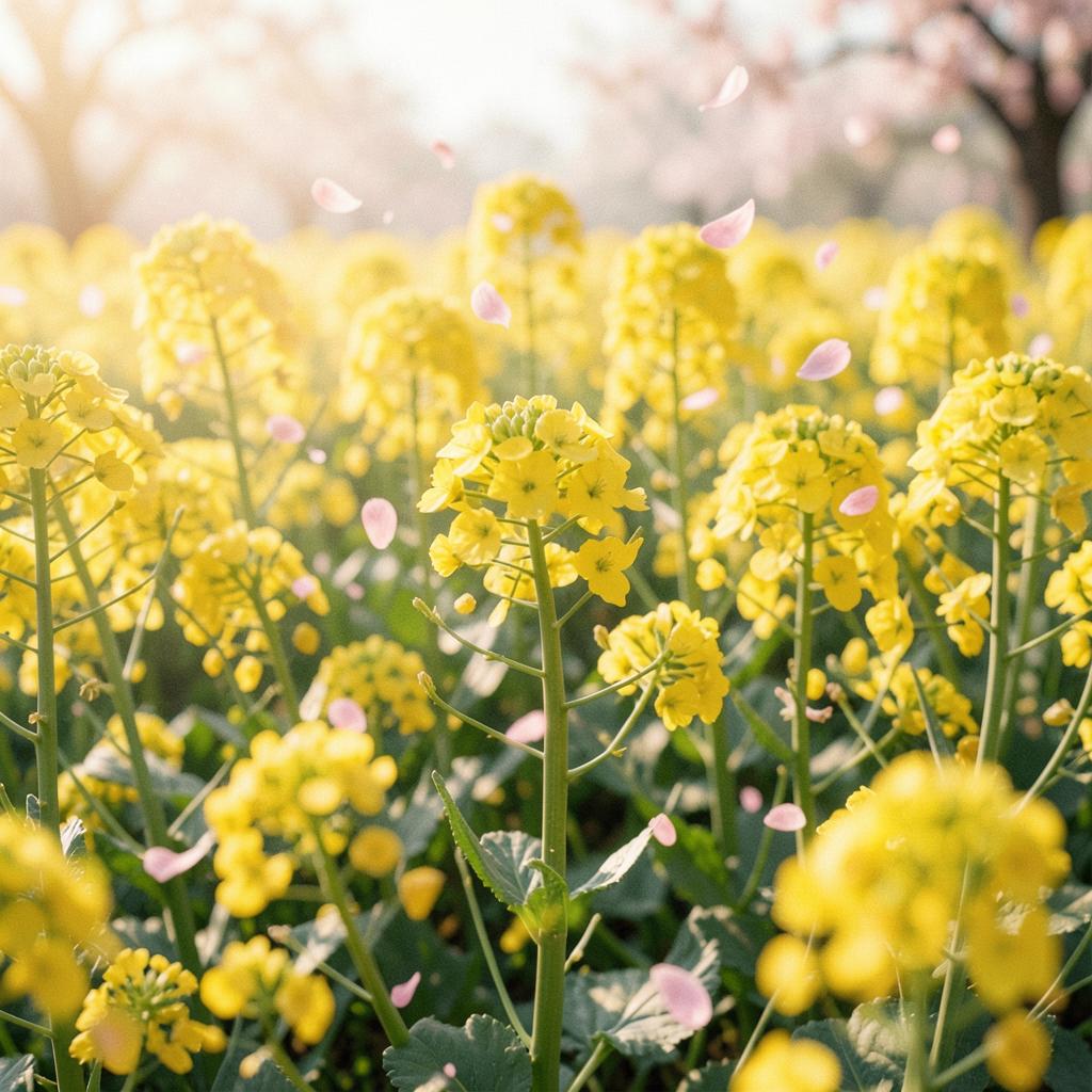 【季節・イベント】菜の花畑 のイメージ