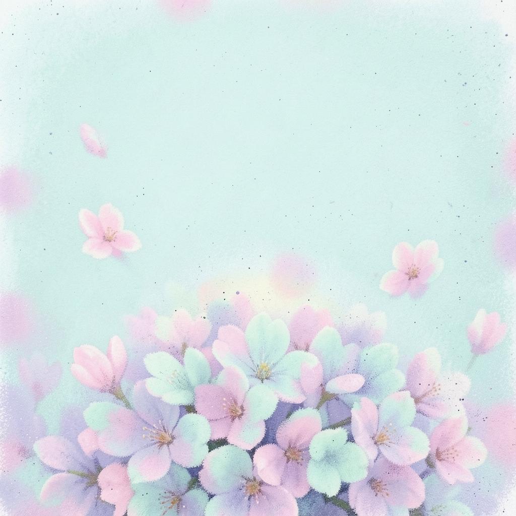 【入学】春風と桜吹雪 のイメージ