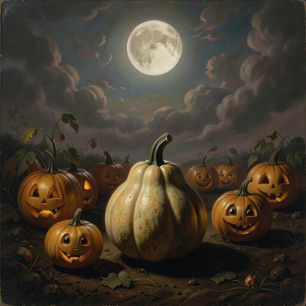 【ハロウィン】かぼちゃ畑 のイメージ
