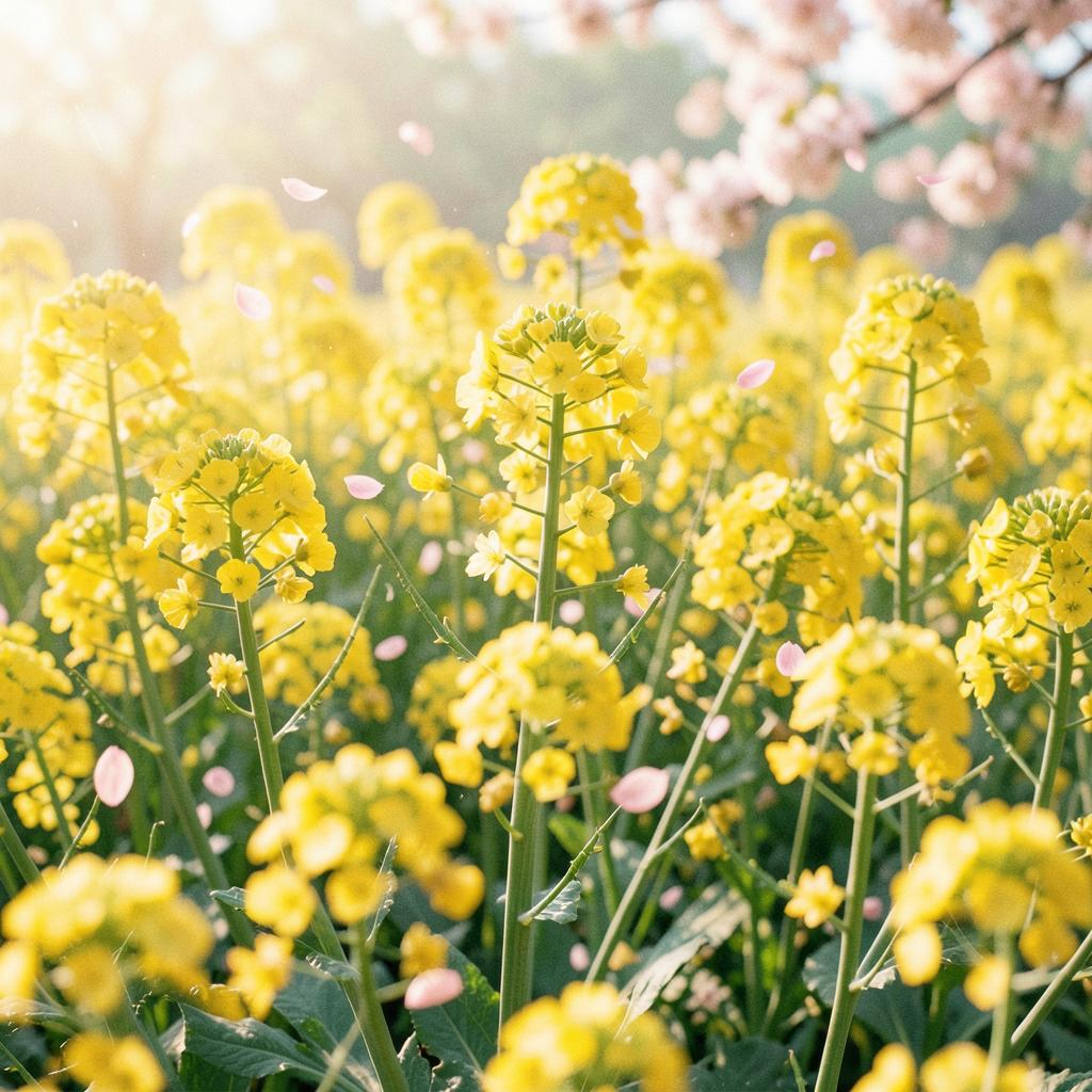 【季節・イベント】菜の花畑 Ⅱ のイメージ