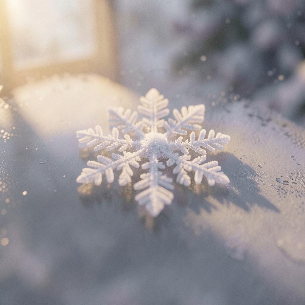 【季節・イベント】初雪の朝 Ⅱ のイメージ
