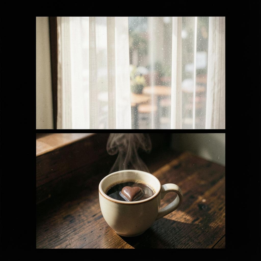 【バレンタイン】カフェの窓辺で のイメージ