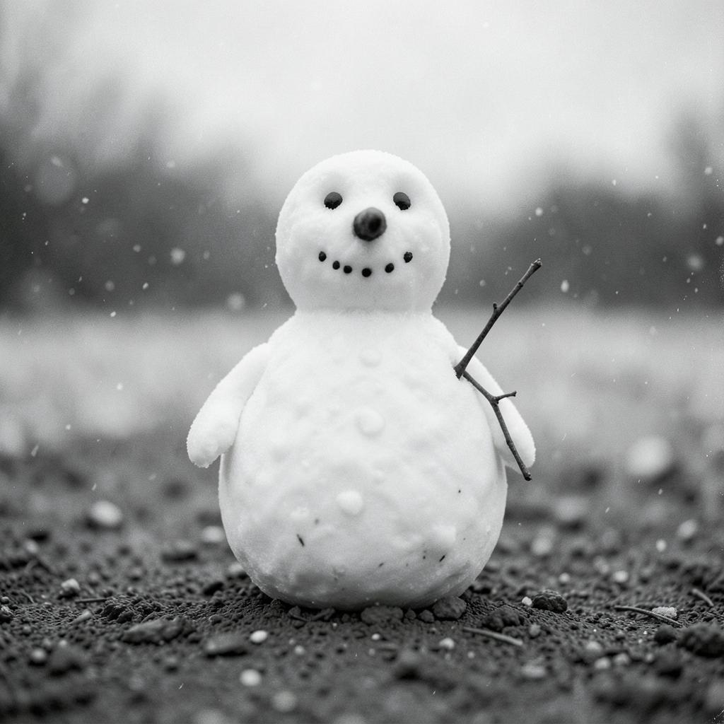 【冬】雪だるまの午後 Ⅱ のイメージ
