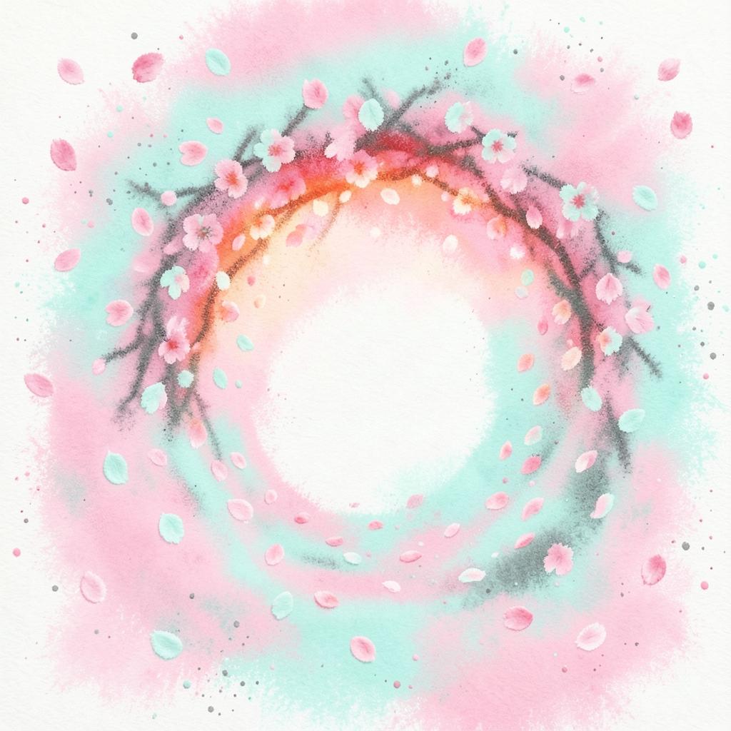 【入学】桜のトンネル Ⅱ のイメージ