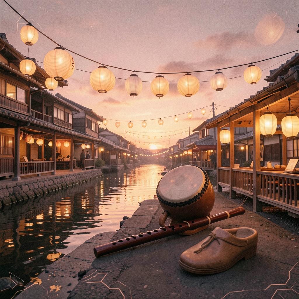 縁日の夕暮れ Ⅱ のイメージ