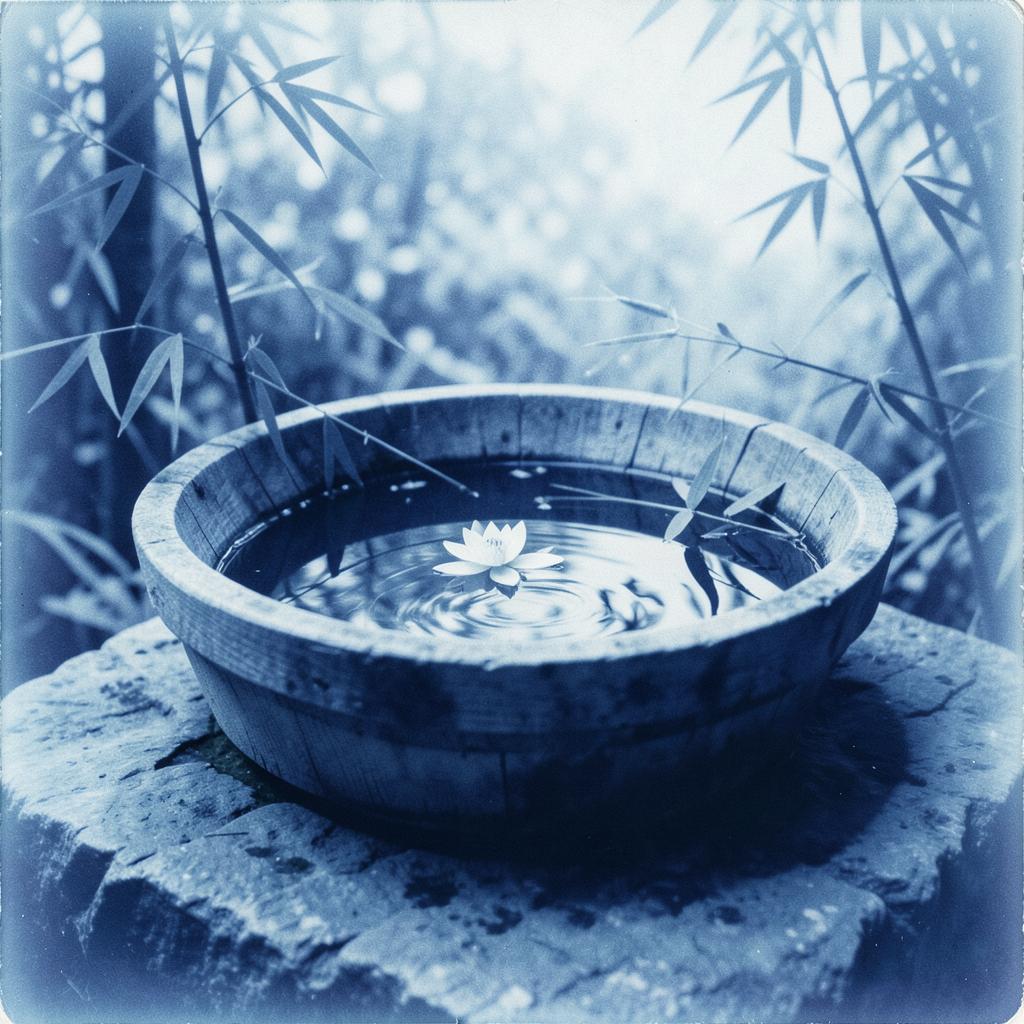 【和風】手水舎で清める時に Ⅳ のイメージ
