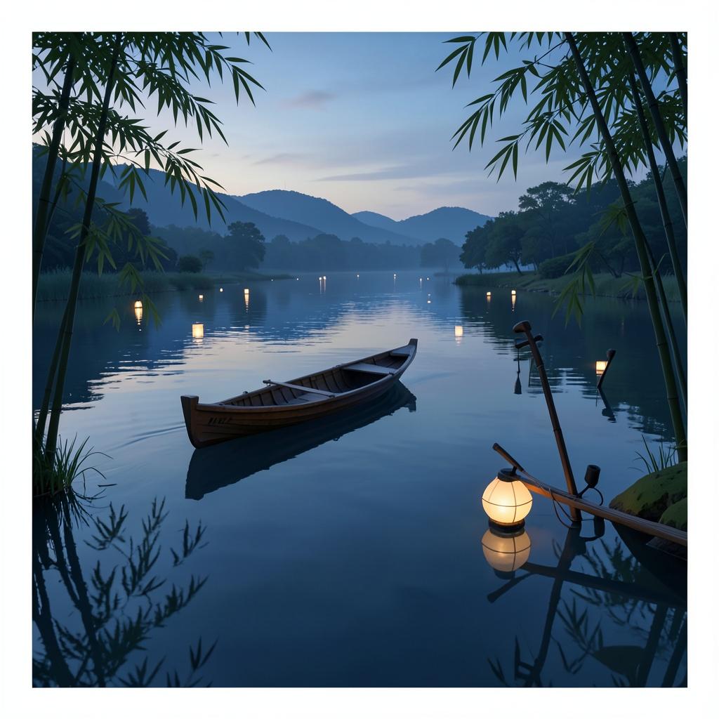 夕涼みの川床に のイメージ