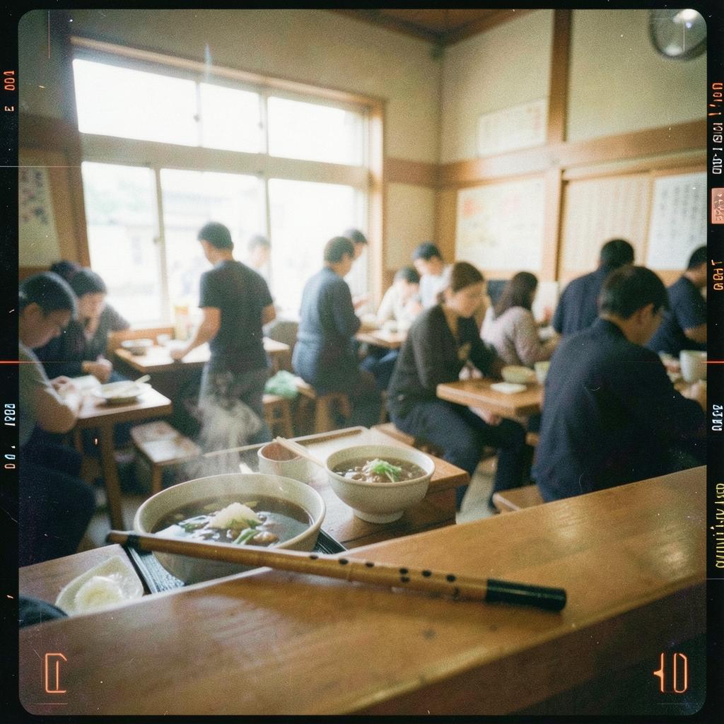 【和風】蕎麦屋の昼どきに のイメージ
