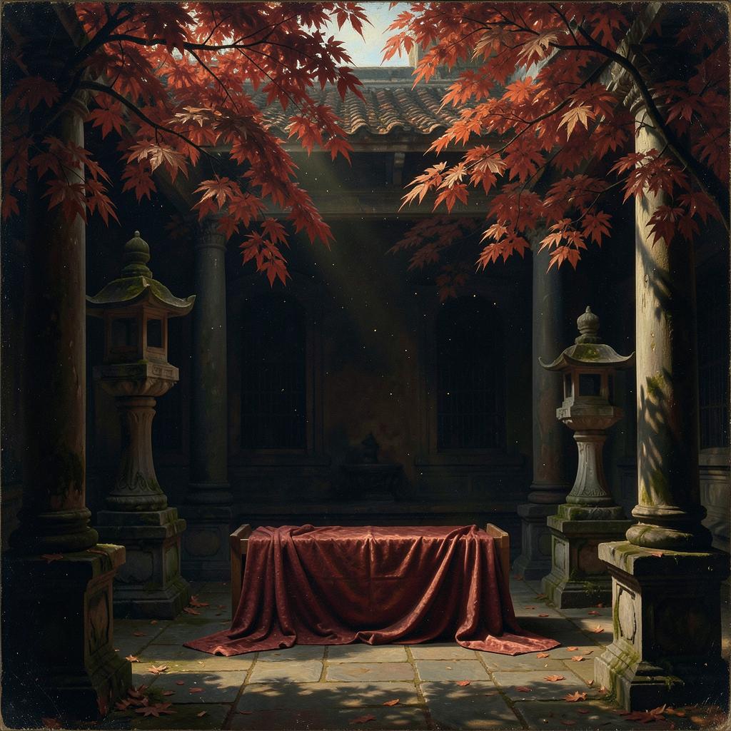 【和風】紅葉の寺を訪ねる時に のイメージ