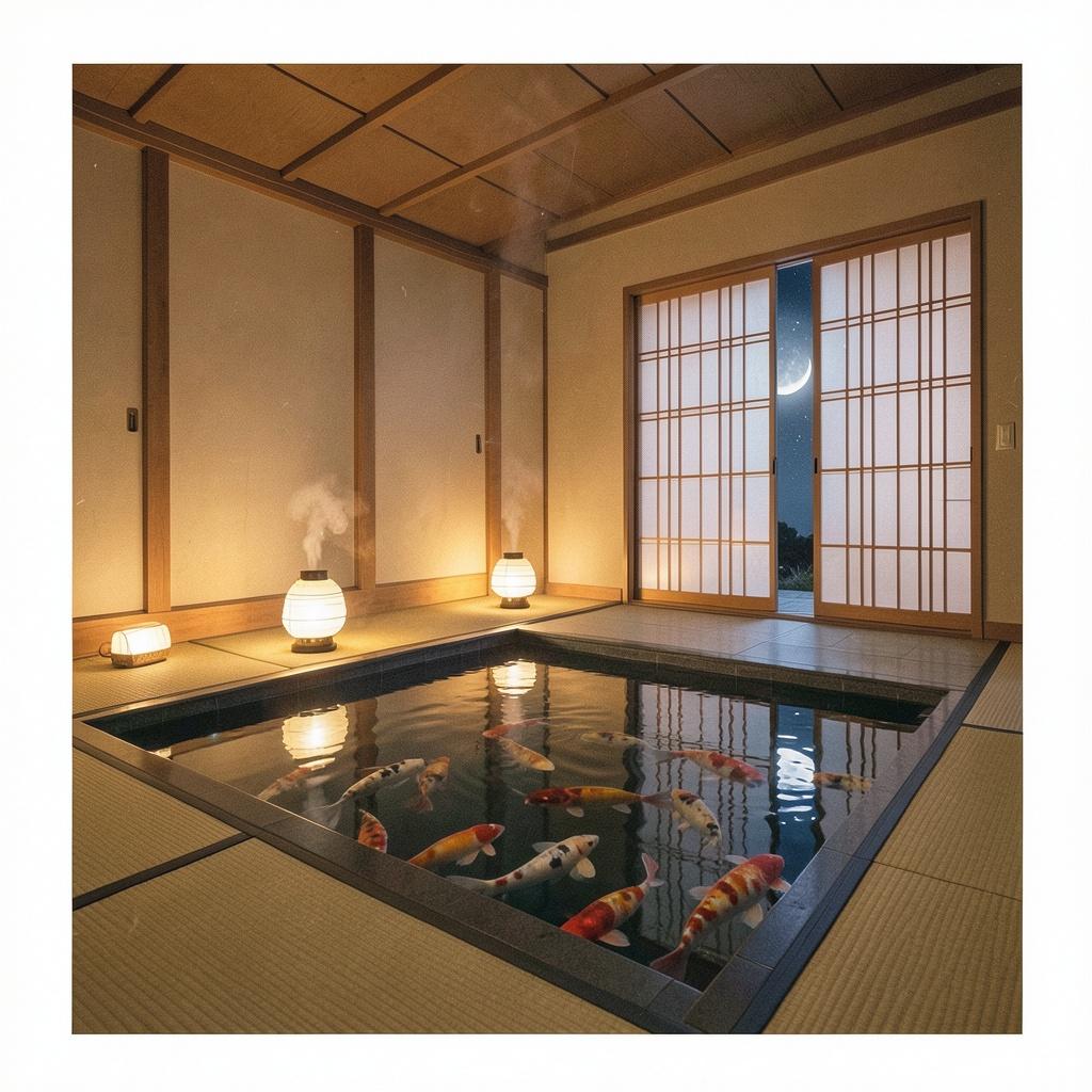 温泉宿の夜 のイメージ