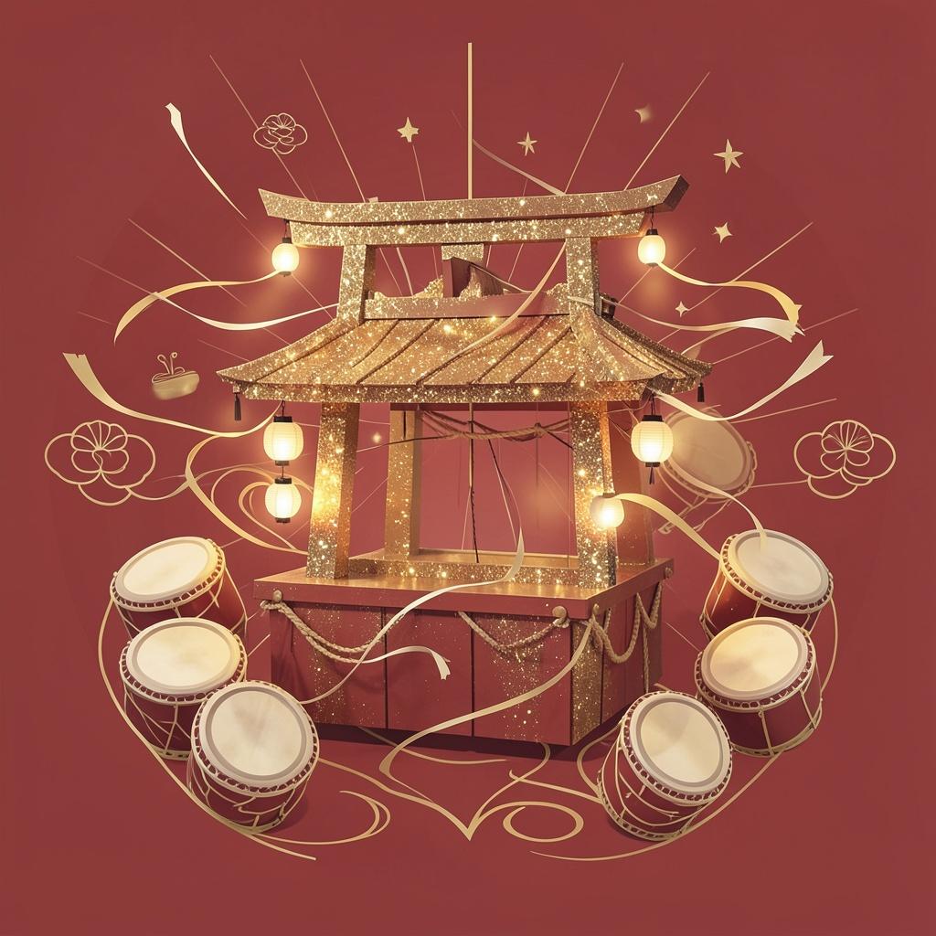 神輿の熱気 Ⅱ のイメージ