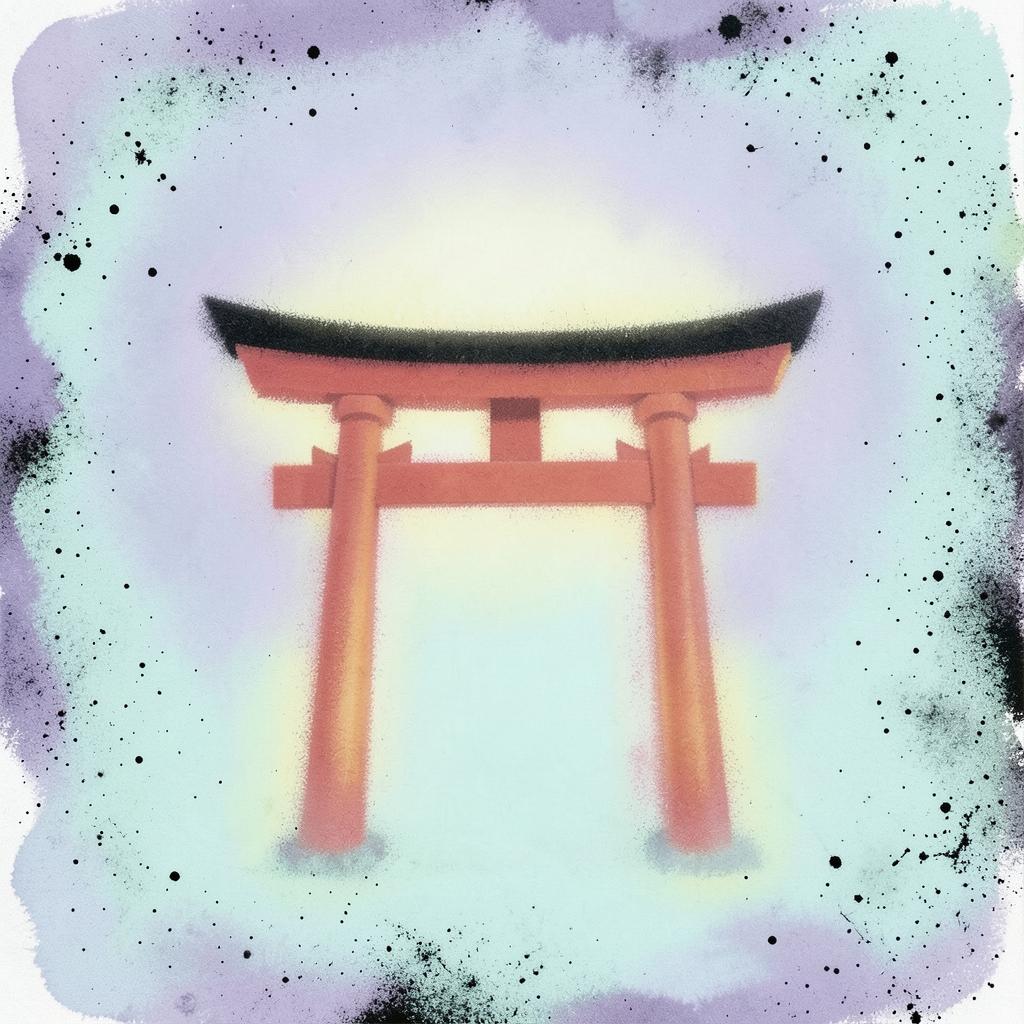 【和風】鳥居をくぐる時に のイメージ