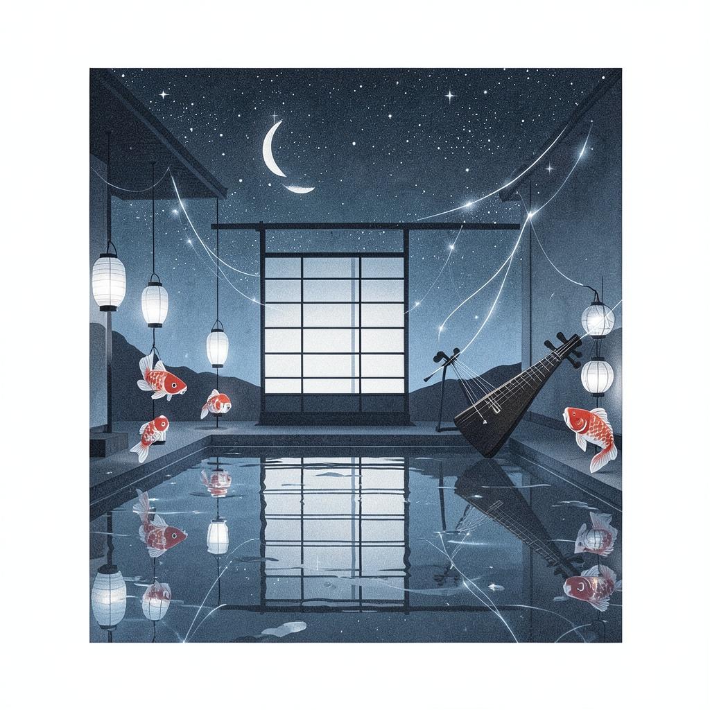 月夜の縁側 Ⅱ のイメージ