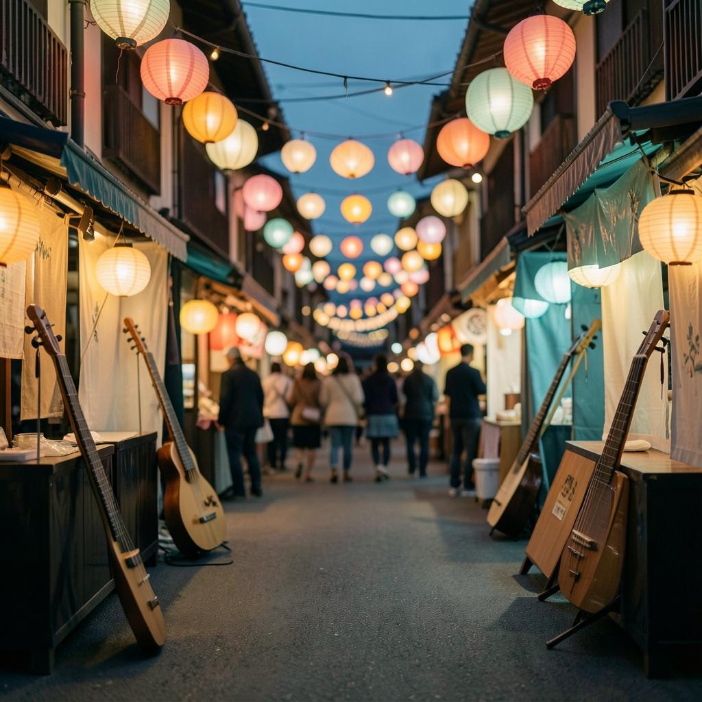 夜店の灯りに のイメージ
