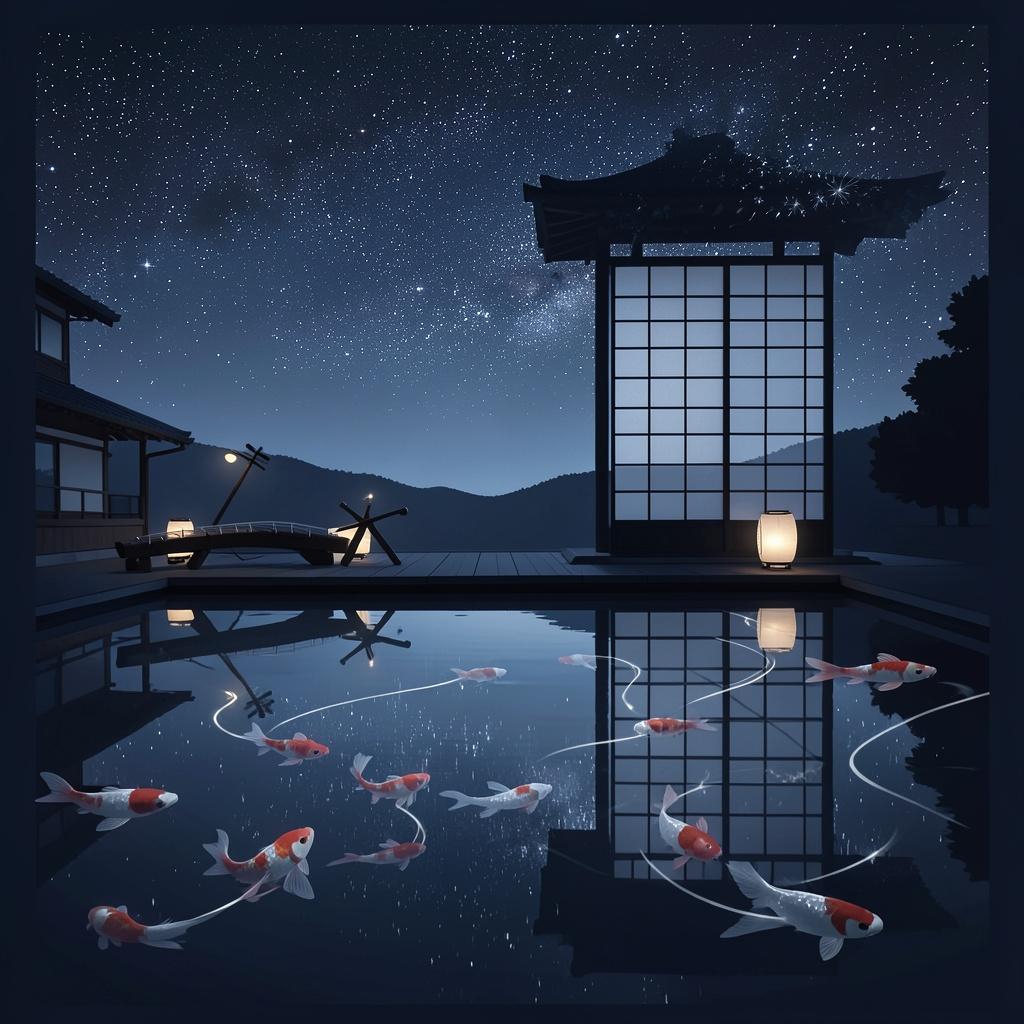 月夜の縁側 のイメージ